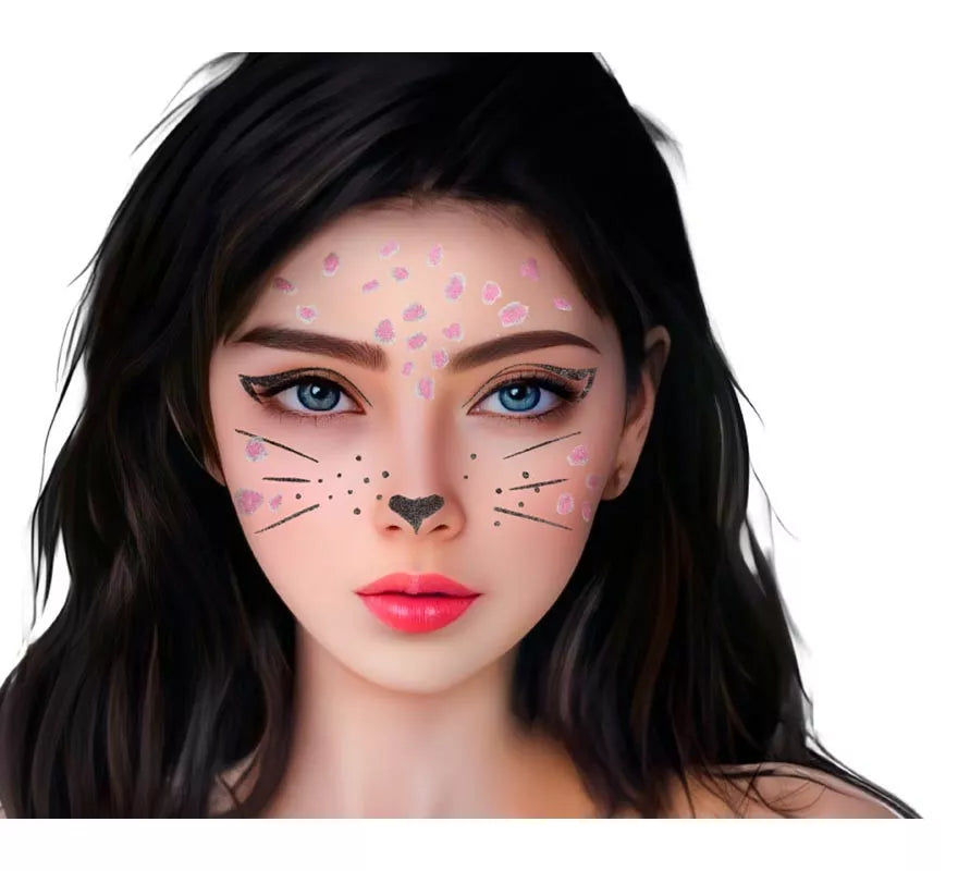 Translation missing: it.Joyas Faciales adhesivas Gemas Gato adulto