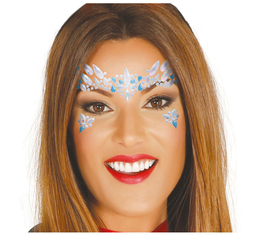 Translation missing: it.Joyas Faciales Azules y Blancas Adhesivas