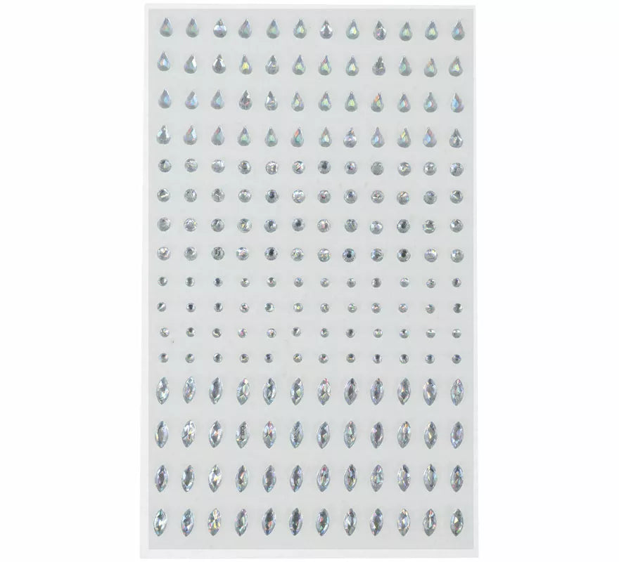 Translation missing: it.Joyas Faciales brillantes surtidas de 10x20 cm adulto