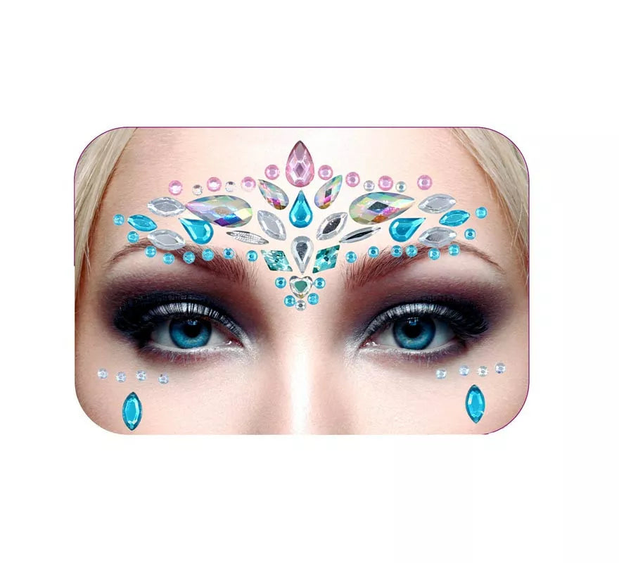 Translation missing: it.Joyas Faciales gotas azul y lila brillantes