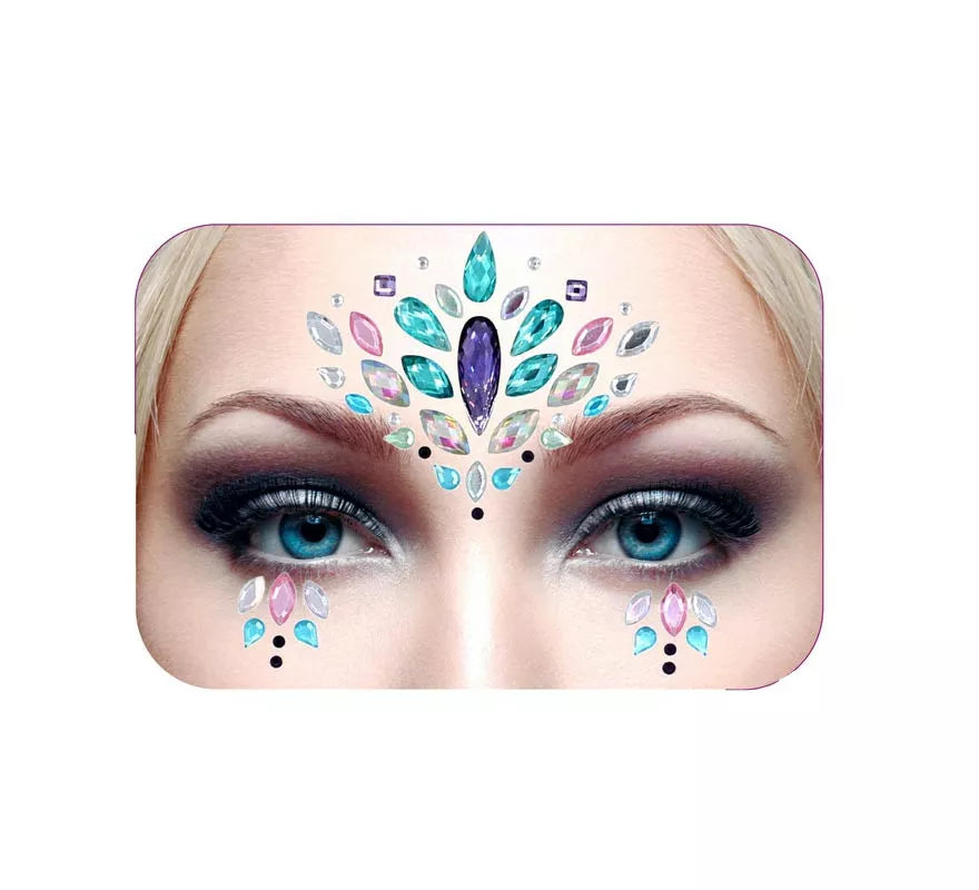 Translation missing: it.Joyas Faciales gotas azul y lila brillantes