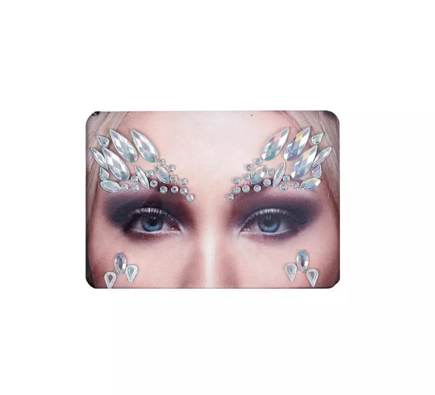 Translation missing: it.Joyas Faciales gotas plateadas brillantes