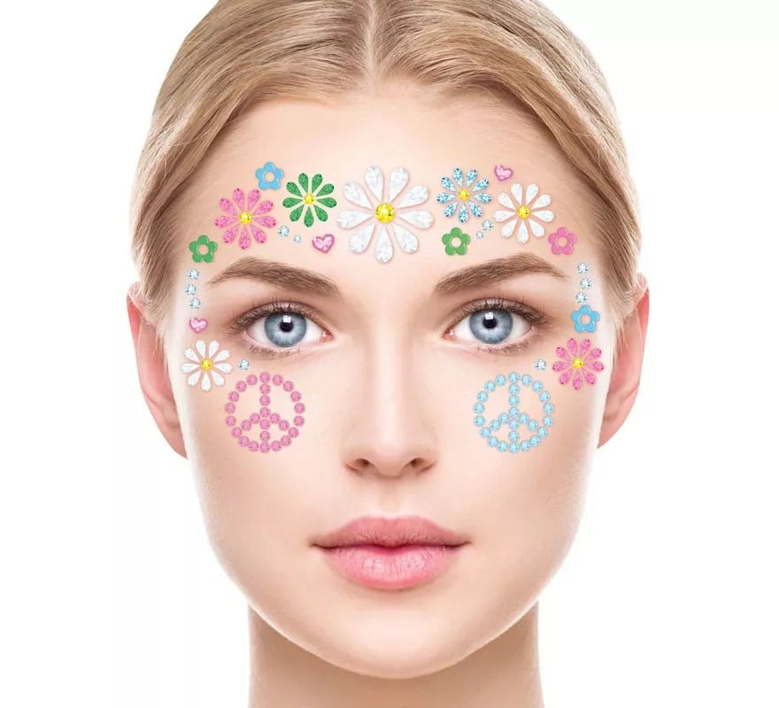 Joyas Faciales Hippie Floral