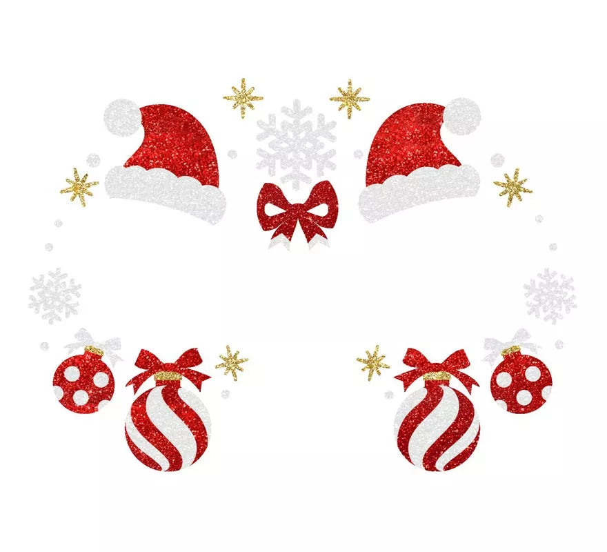 Translation missing: it.Joyas Faciales Papá Noel con Purpurina