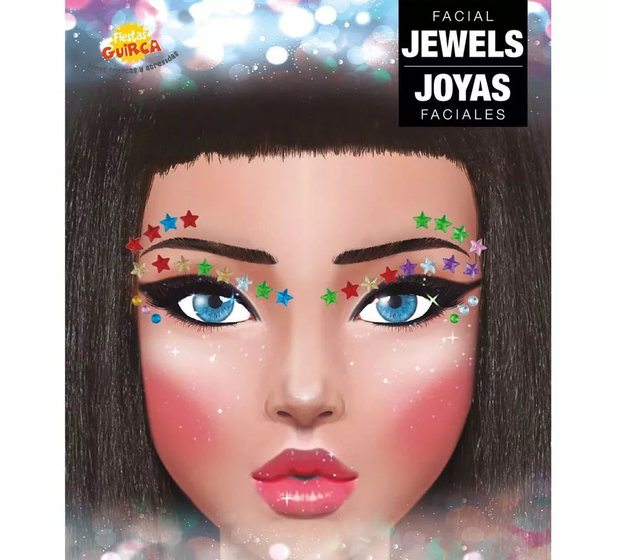 Translation missing: es.Joyas Faciales Pestañas y Cejas Estrellas multicolor