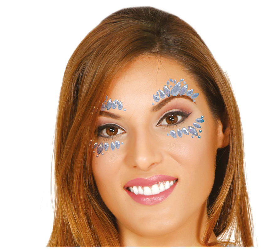 Joyas Faciales Plata Adhesivas