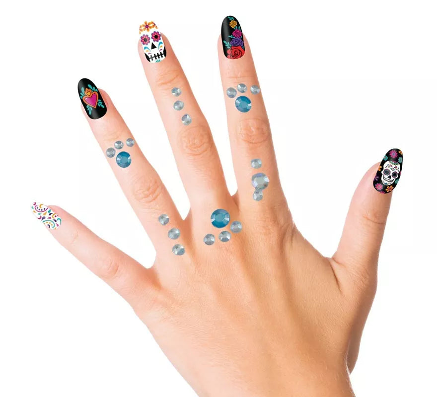 Translation missing: es.Joyas Faciales y Uñas azul Diamantes elegantes