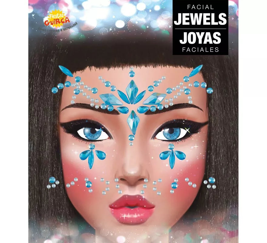 Translation missing: it.Joyas Faciales y Uñas azul Diamantes elegantes