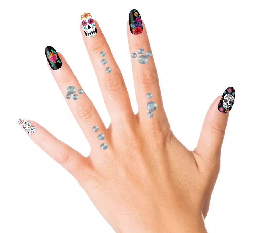 Translation missing: es.Joyas Faciales y Uñas plateado Diamantes elegantes