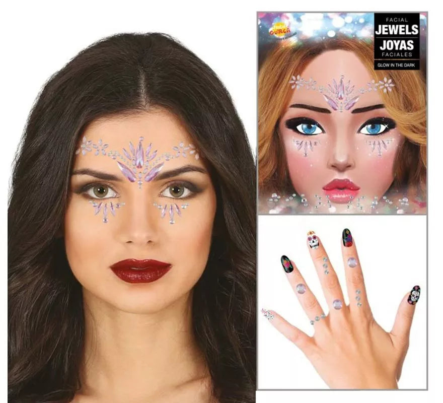 Translation missing: es.Joyas Faciales y Uñas rosa Diamantes elegantes