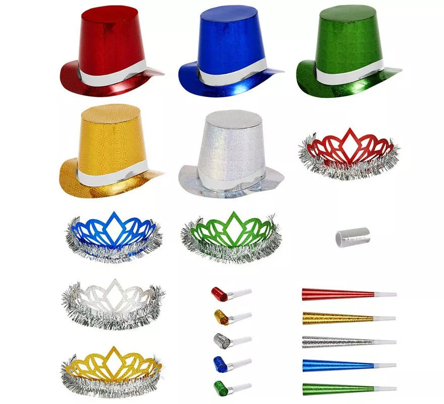 Translation missing: it.Kit 5 Cotillones Las Vegas Party Holográfico multicolor