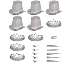 Kit 5 bomboniere olografiche in argento Las Vegas