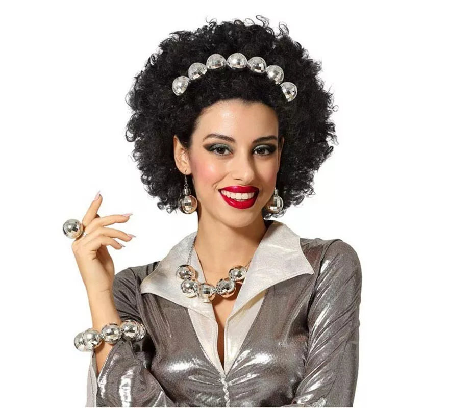 Translation missing: it.Kit Bolas de Disco: Diadema, Pendientes, Anillo, Pulsera y Collar