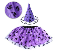 Kit Bruja lila: Tutú y Sombrero