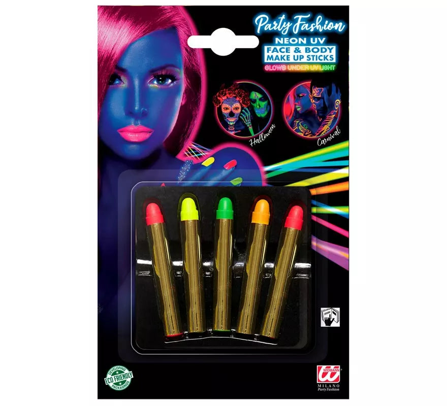 Translation missing: it.Kit de 5 Barras Maquillaje Fluorescente
