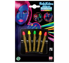 Kit di 5 stick per il trucco fluorescenti