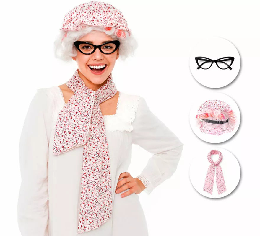Translation missing: it.Kit de Abuelita: Gafas, Gorro y Pañuelo