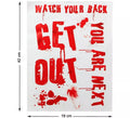 Kit de Adhesivas con Sangre para Halloween 42x19 cm