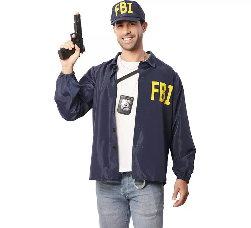 Translation missing: it.Kit de Agente FBI adulto: Chaqueta y gorra