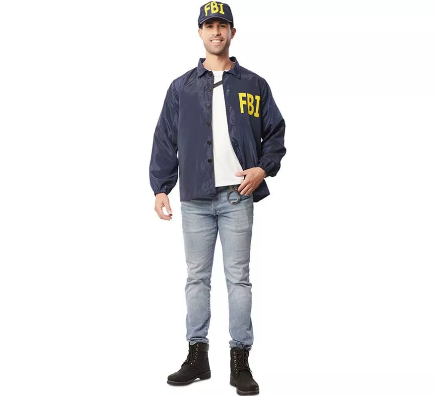 Kit de Agente FBI adulto: Chaqueta y gorra