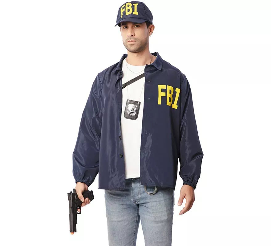 Translation missing: it.Kit de Agente FBI adulto: Chaqueta y gorra
