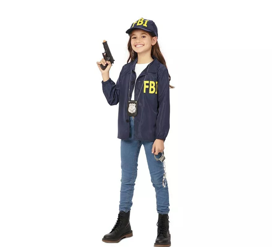 Translation missing: it.Kit de Agente FBI infantil: Chaqueta y gorra