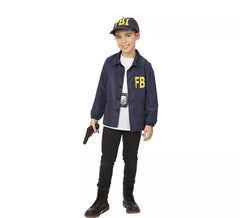 Kit agente FBI per bambini: giacca e berretto