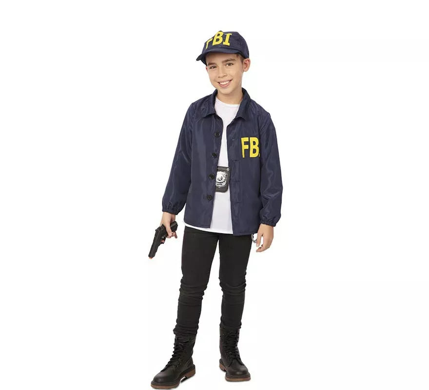 Translation missing: it.Kit de Agente FBI infantil: Chaqueta y gorra