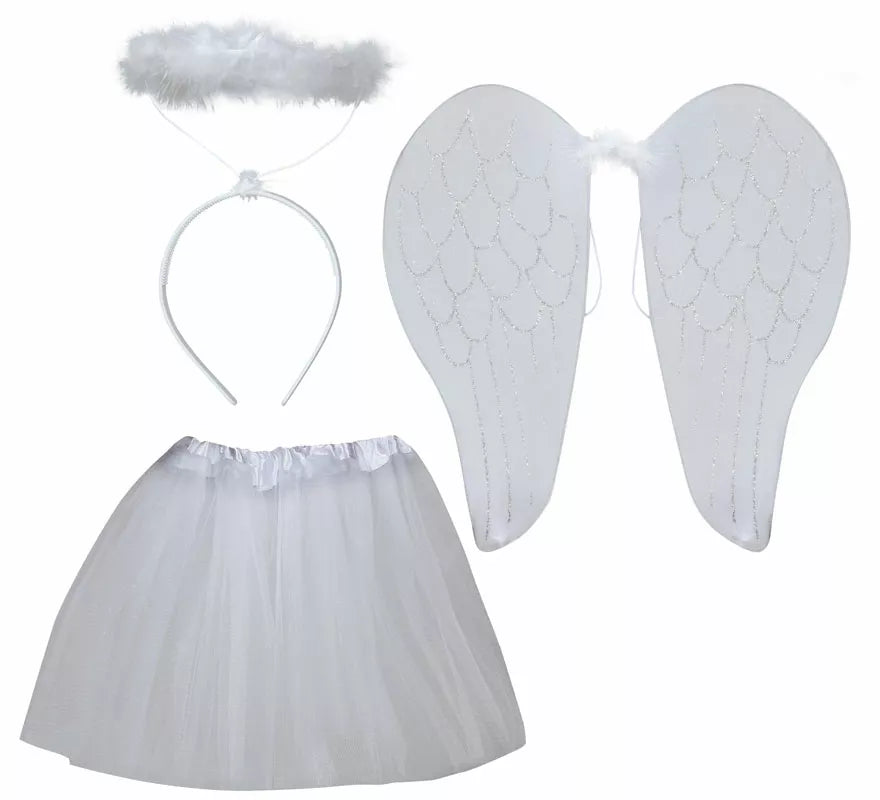 Translation missing: it.Kit de Ángel infantil: Alas, diadema y falda