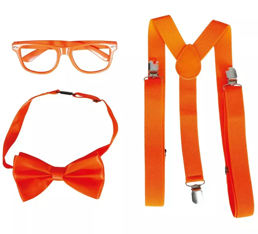 Translation missing: it.Kit de Animador adulto: Gorra, Pajarita, Tirantes y Gafas