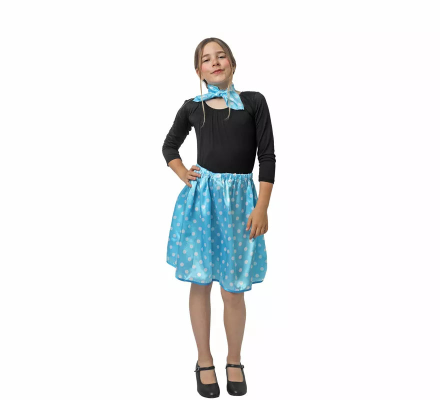 Translation missing: es.Kit de Años 50 de rasete para niña: Pañuelo y Falda