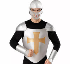 Kit de Armadura Medieval plateada para hombre