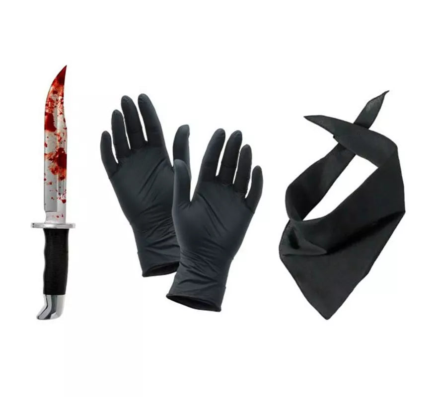 Translation missing: it.Kit de Asesino: Cuchillo, guantes y pañuelo