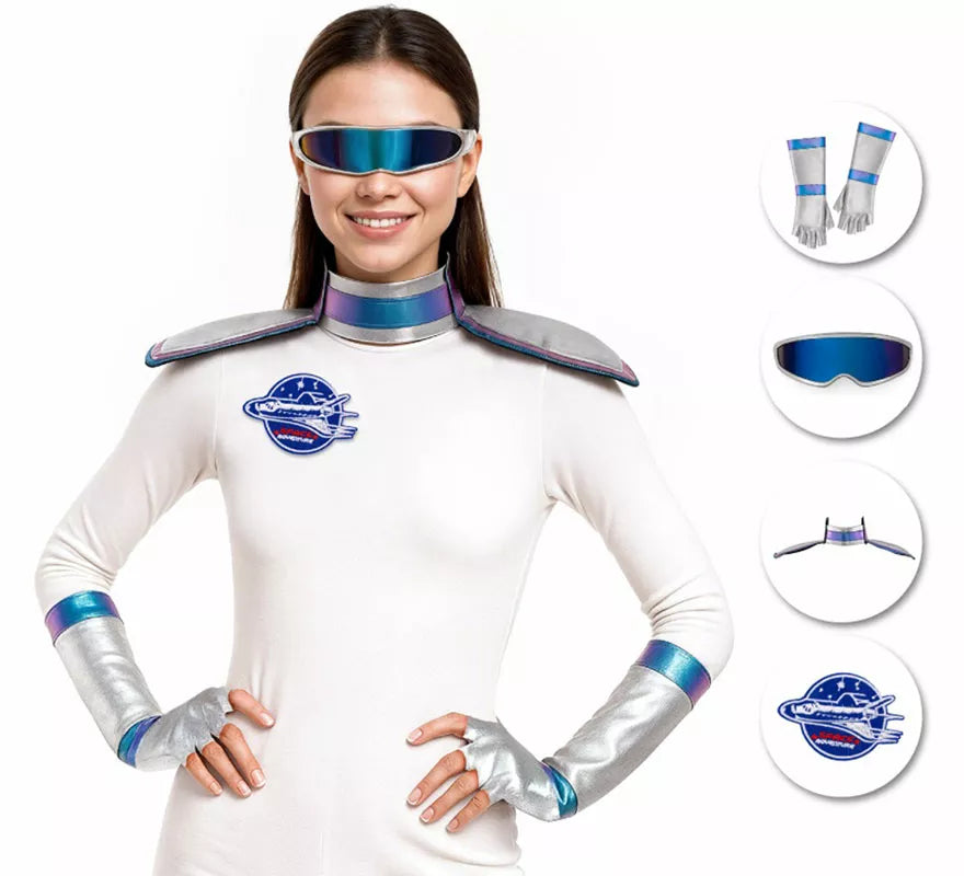 Translation missing: es.Kit de Astronauta: Guantes, Gafas, Hombreras y Placa