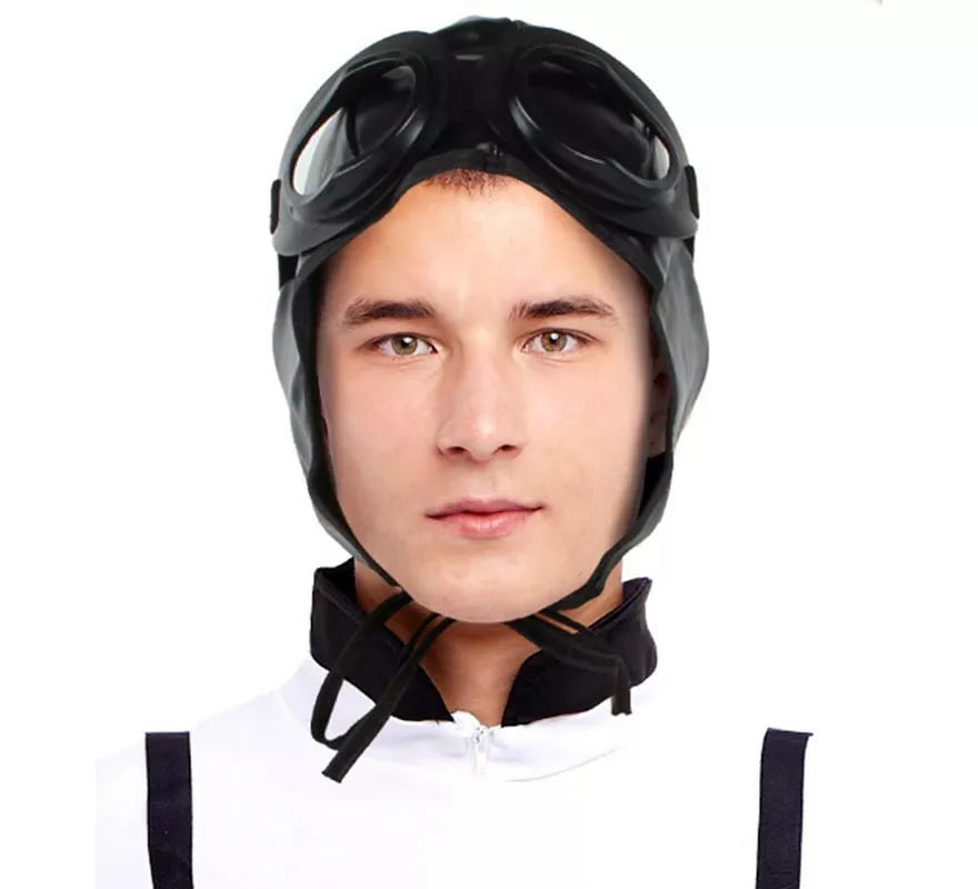 Translation missing: it.Kit de Aviador adulto: Gorro y Gafas negras