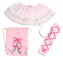 Ballerina infantile impostata nello zaino