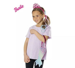 Kit Sirena Barbie per bambini: borsa, fascia e copricapo