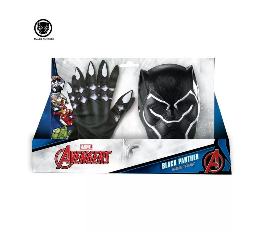 Translation missing: it.Kit de Black Panther infantil: Guantes y Máscara