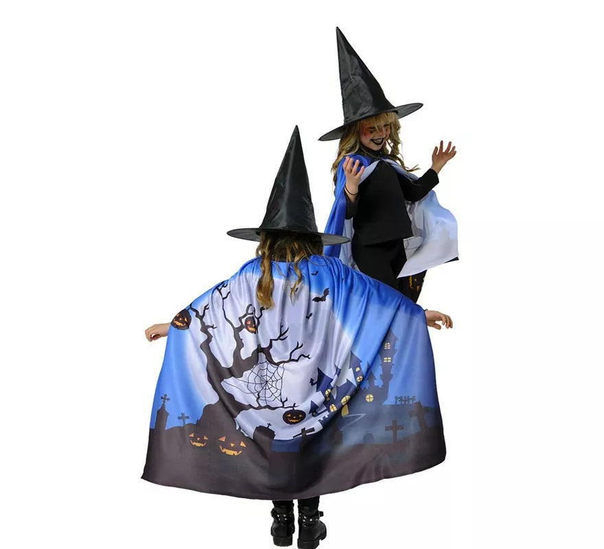 Translation missing: es.Kit de Bruja Casa Encantada Infantil: Capa y Sombrero