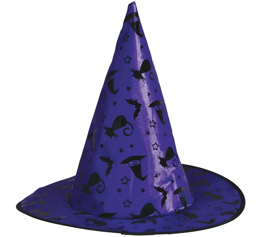 Translation missing: it.Kit de Bruja lila Infantil: Capa y Sombrero
