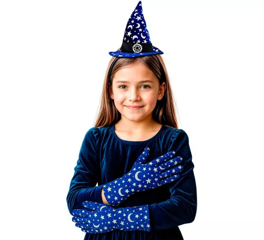 Translation missing: it.Kit de Bruja Luna Infantil: Diadema y Guantes