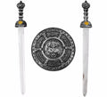 Kit de Caballero: Escudo y 2 Espadas de 49x6 cm de plástico