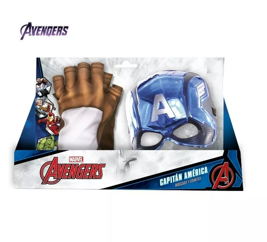 Translation missing: it.Kit de Capitán América infantil: Guantes y Máscara