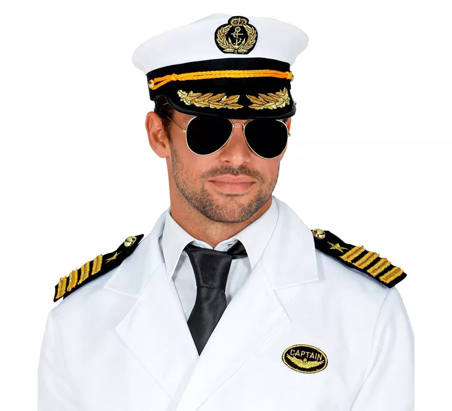 Translation missing: es.Kit de Capitán Marino: Gorra, Gafas y Presillas de grado