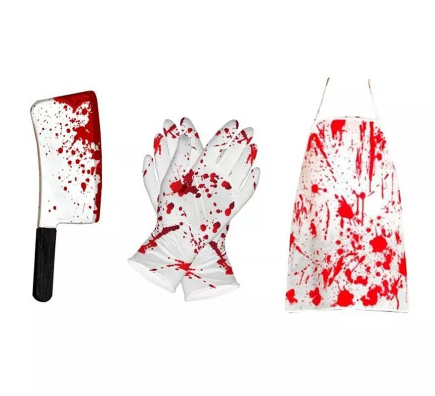 Translation missing: it.Kit de Carnicero Asesino: Delantal de guantes y hacha