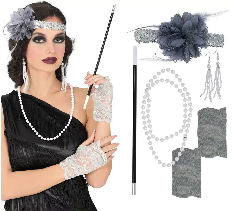 Translation missing: it.Kit de Charlestón de 5 Accesorios para mujer