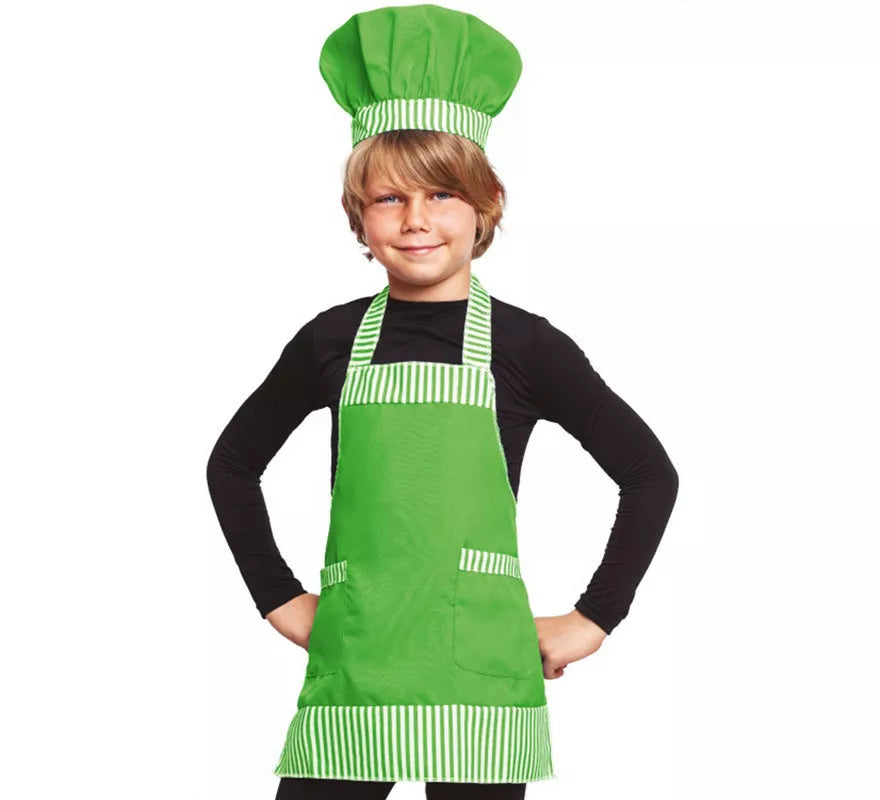Translation missing: it.Kit de Chef Verde: Gorro y Delantal