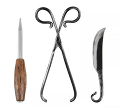 Kit chirurgo giocattolo: 3 pezzi chirurgici da 28 cm e 21 cm