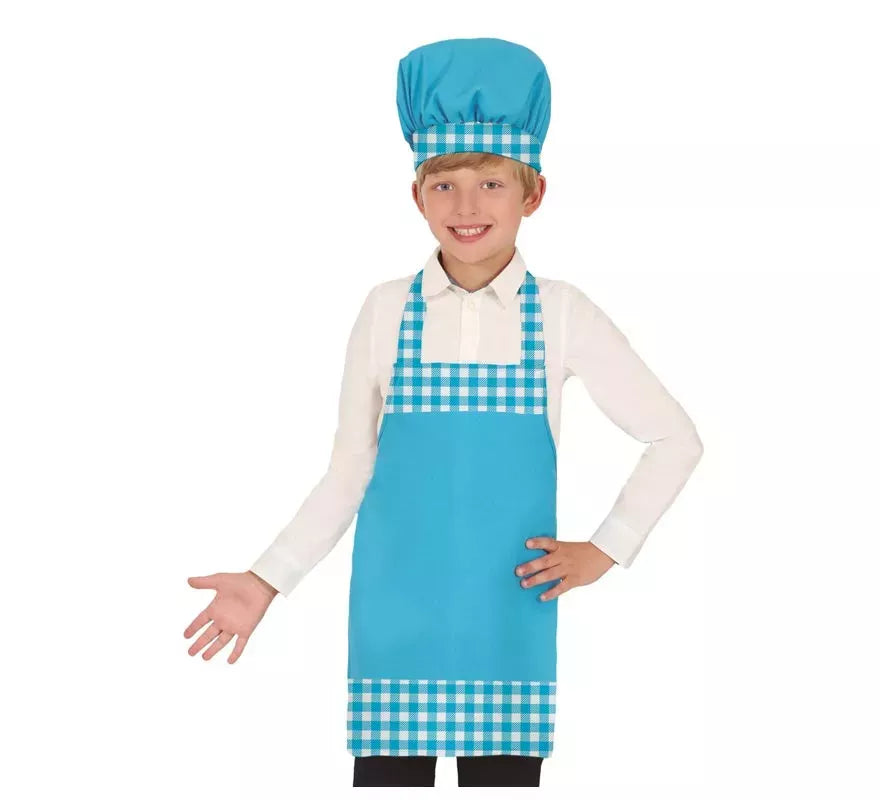 Kit de Cocinero infantil: Gorro y Delantal en varios colores