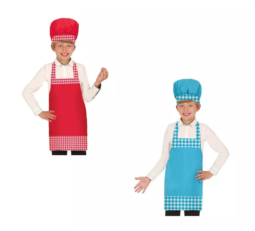 Translation missing: it.Kit de Cocinero infantil: Gorro y Delantal en varios colores